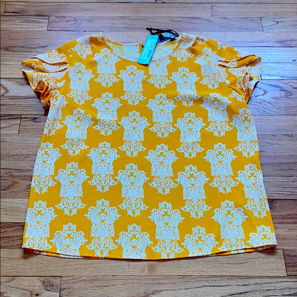 Women’s yellow blouse